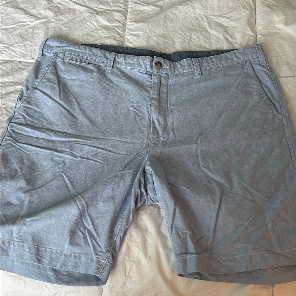 Ralph Lauren Men's Sky Blue Flat Front Shorts